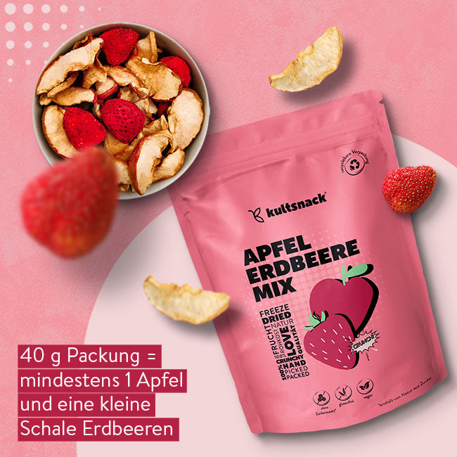 Apfel-Erdbeere-Mix